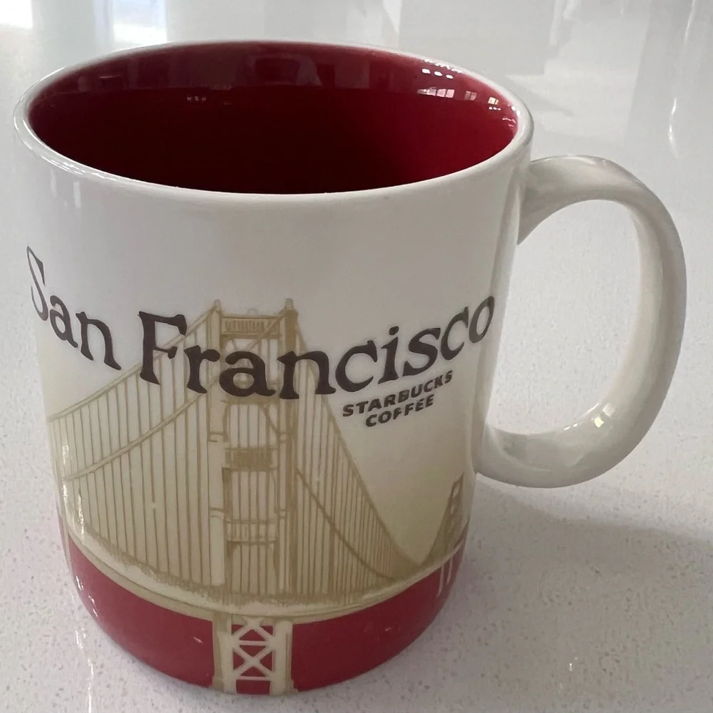 Starbucks San Francisco California Mug 14oz Global Icon Series‎ Coffee Tea Cup